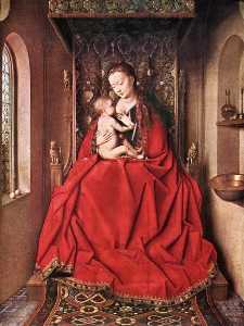 Jan Van Eyck - suckling madonna enth