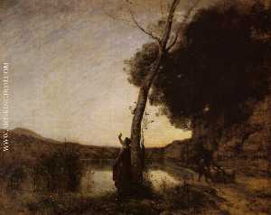 Jean Baptiste Camille Corot - the evening star