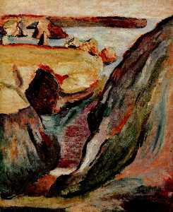 Henri Matisse - Belle-Île, rochers Huile sur Toile