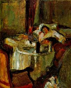 Henri Matisse - La Chambre de la malade à Ajaccio Huile sur Toile Baltimore Museum of Arts