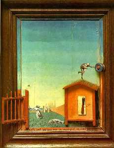 Max Ernst - Two Children are Threatened by a Nightingale