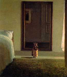Michael Sowa - rabbit in front of the mirror