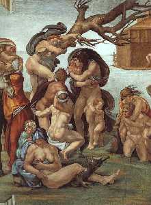 Michelangelo Buonarroti - the flood
