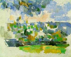 Paul Cezanne - garden lauves
