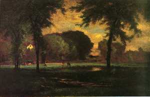 George Inness - the pasture