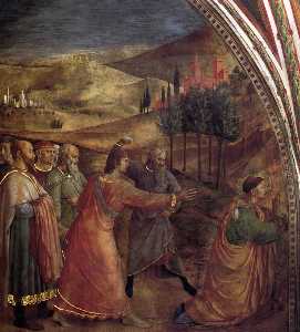 Fra Angelico - E,wall - The Stoning of St Stephen