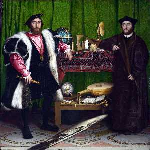 Hans Holbein The Younger - Ambassadors - (buy oil painting reproductions)
