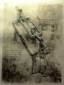 Leonardo Da Vinci - Logcutter plan