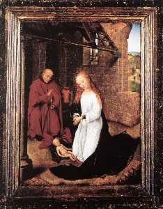 Hans Memling - early - Nativity