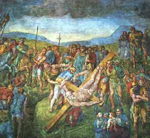 Michelangelo Buonarroti - Martyrdom of St Peter
