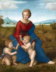 Raphael (Raffaello Sanzio Da Urbino) - Madonna of Belvedere (Madonna del Prato)