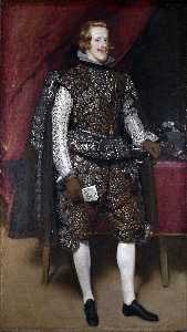 Diego Velazquez - Philip IV of Spain in Brown and Silver