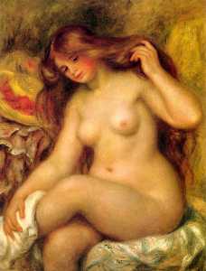 Pierre-Auguste Renoir - Bather with Blonde Hair