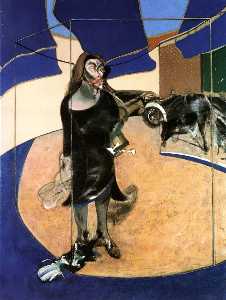 Francis Bacon - Portrait of Isabel Rawsthorne standing in a street in Soho