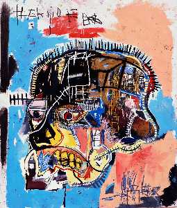 Jean Michel Basquiat - Untitled - Skull, (Broad Collection, LA)