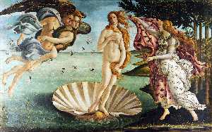 Sandro Botticelli - Venus födelse ca Uffizi
