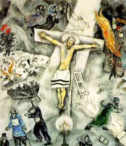 Marc Chagall - White crucifixion, The Art Institute of Chicag