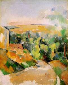 Paul Cezanne - Bend in road,1900-06, private.venturi - (790)