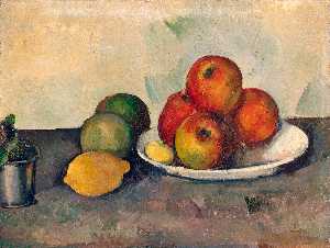 Paul Cezanne - Still life with apples,c.1890, eremitaget