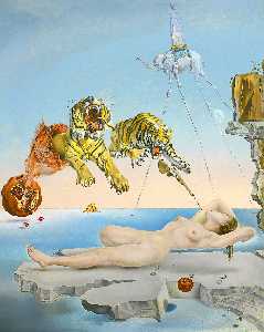 Salvador Dali - Dream Caused By The Flight Of A Bee Around A Pomegranate