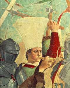 Piero Della Francesca - The Arezzo Cycle - Battle between Heraclius and Chosroes (detail) [01]