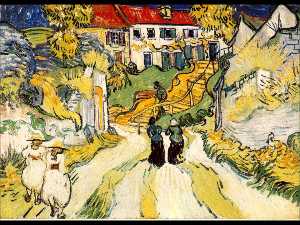 Vincent Van Gogh - Village stairs