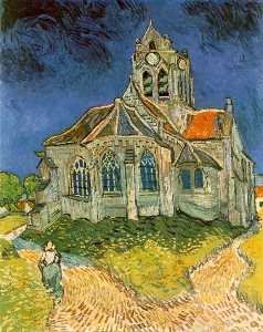 Vincent Van Gogh - L-eglise d-Auvers-sur-Oise, Musée d