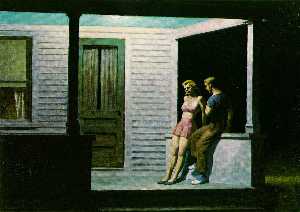 Edward Hopper - Summer evening, Collection of Mr. ^ Mrs. Gilber