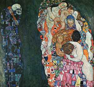 Gustave Klimt - Death and Life, painted before and revised
