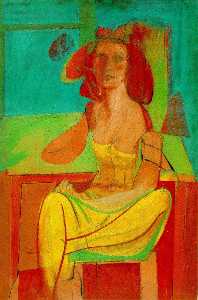 Willem De Kooning - Seated woman,1940, private