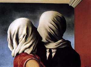 Rene Magritte - Gli amanti.