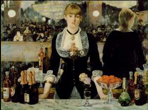 Edouard Manet - A bar at Folies-Bergeres, Courtaul