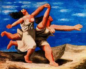 Pablo Picasso - Deux femmes courrant sur la plage
