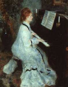 Pierre-Auguste Renoir - Lady at the Piano, Art Institute of Chicago