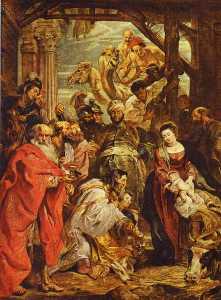 Peter Paul Rubens - The adoration of the magi Musée Royal des Beaux -