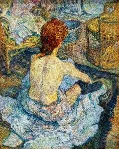 Henri De Toulouse Lautrec - The toilette, Musee D'Orsay