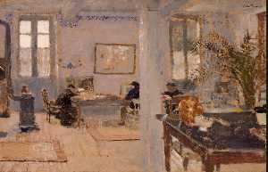 Jean Edouard Vuillard - In a Room, Eremitaget