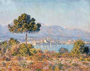 Claude Monet - View of Antibes from the Notre-Dame
