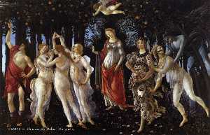 Sandro Botticelli - allegory - Primavera - (buy paintings reproductions)