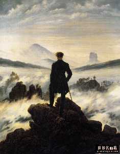 Caspar David Friedrich - Wanderer above the Mists