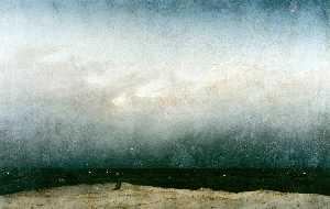 Caspar David Friedrich - by the Sea (Monk)