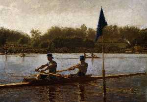 Thomas Eakins - The Biglin Brothers Turning the Stake Boat