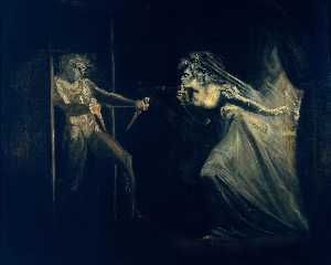Henry Fuseli (Johann Heinrich Füssli) - Lady Macbeth Seizing the Daggers
