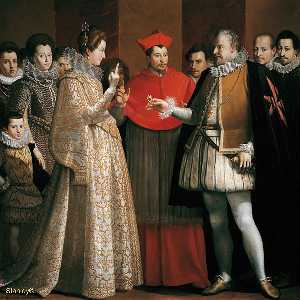 Jacopo Chimenti - The Marriage of Marie de'Medici
