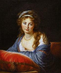 Louise Elisabeth Vigée Le Brun - Portrait of the Countess Catherine Vassilievna Skavronskaia