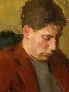 Lawrence Gowing - Portrait of a Youth (Alfie Bass)