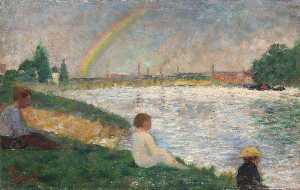 Georges Pierre Seurat - The Rainbow Study for 'Bathers at Asnières'
