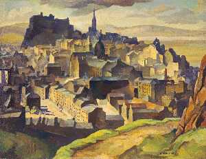 William Crozier - Edinburgh (also known as Edinburgh(From Salisbury Crags)