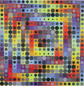 Victor Vasarely - Orion Gris