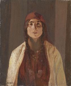 Felice Casorati - The gypsy woman